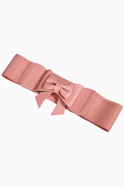 Pink bow outlet belt