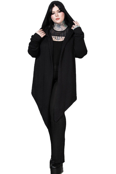 Gothic hooded cardigan sale