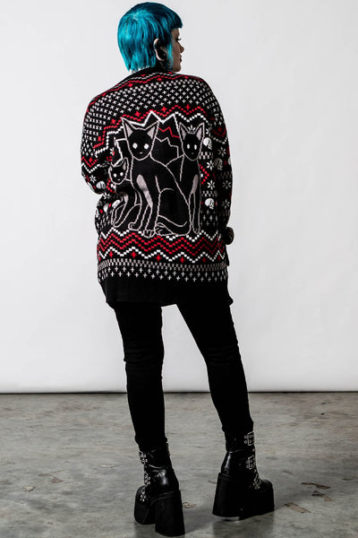 Killstar feline hotsell festive knit sweater