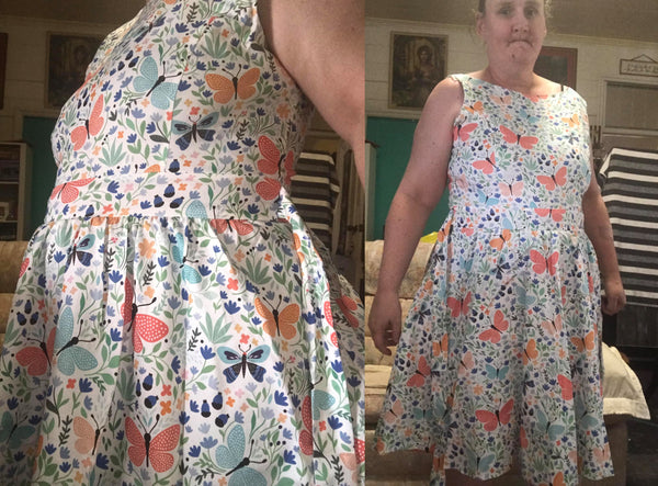 Lady Vintage Tea Dress in Springtime Bloom by Rachael Hoey – Kitty Deluxe