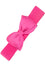 Banned Bella Bow Stretch Elastic Belt in Hot Pink Magenta