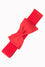 Banned Retro Bella Bow Stretch Elastic Belt in Red