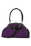 Banned Old Hallows Bag in Black and Purple with Bat Bow Detail