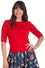 Banned Retro Grace Top in Red Knitted Jumper Wardrobe staple