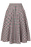 Banned Retro Cary Sweet Swing Skirt in Pink Check Tartan