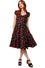 Hell Bunny Apple Pie Dress Apples and Blossoms Print