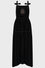 Killstar Ascended Maxi Pinafore Dress Black Tiered Velvet Higher Being Range