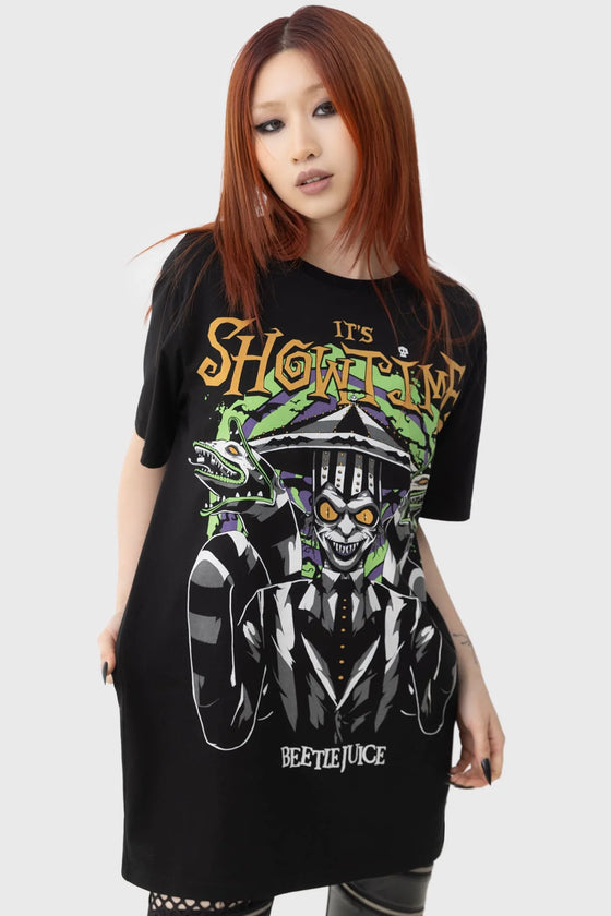 Killstar It's Showtime Relaxed Tee Beetlejuice Range