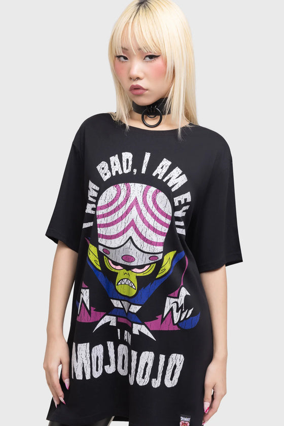 Killstar Curses Relaxed Fit Unisex Tee Mojo Jojo Motif Warner Powerpuff Range