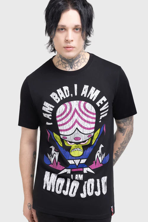 Killstar Curses Relaxed Fit Unisex Tee Mojo Jojo Motif Warner Powerpuff Range