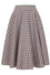 Banned Retro Cary Sweet Swing Skirt in Pink Check Tartan