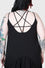 Killstar Demise Flowing Maxi Dress with Pentagram Strap Detailing Swamp Witch