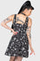 Killstar Flipped Mini Dress Gothabilly Print