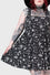 Killstar Flipped Mini Dress Gothabilly Print