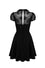 Hell Bunny Viola Mini Dress Web Mesh