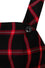 Hell Bunny Janine Pinafore Dress in Black and Red Tartan