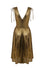 Hell Bunny Gigi Midi Dress in Gold Monroe Style