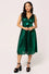 Hell Bunny Gigi Midi Dress in Green Monroe Style