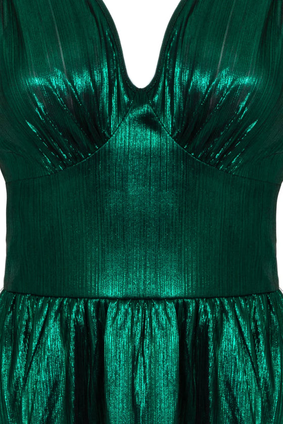 Hell Bunny Gigi Midi Dress in Green Monroe Style