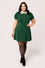 Hell Bunny Basil Mini Dress Foxes Peter Pan Collar