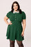 Hell Bunny Basil Mini Dress Foxes Peter Pan Collar