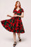 Hell Bunny Dolce Vita 50s Dress Red Roses on Black - PRE-ORDER estimated dispatch 7 February 2025