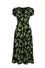 Hell Bunny Gaia Midi Dress Foliage Moths Stars Moon Print