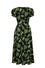 Hell Bunny Gaia Midi Dress Foliage Moths Stars Moon Print - PRE-ORDER estimated dispatch 17 January 2025