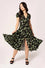 Hell Bunny Gaia Midi Dress Foliage Moths Stars Moon Print - PRE-ORDER estimated dispatch 17 January 2025