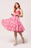 Hell Bunny Bownita Dress in Pink and Red Bow Print