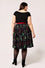 Hell Bunny Angelica Circle Skirt with Holly Design Christmas