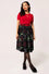 Hell Bunny Angelica Circle Skirt with Holly Design Christmas