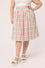 Hell Bunny Suzon Skirt Rainbow Gingham Plaid Check - PRE-ORDER estimated dispatch 17 January 2025