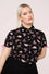 Hell Bunny Kocho Blouse Trippy Butterfly Print - PRE-ORDER estimated dispatch 17 January 2025