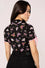 Hell Bunny Kocho Blouse Trippy Butterfly Print - PRE-ORDER estimated dispatch 17 January 2025