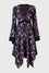 Killstar Ianthe Maxi Dress Floaty Floral Cottagecore with Bats