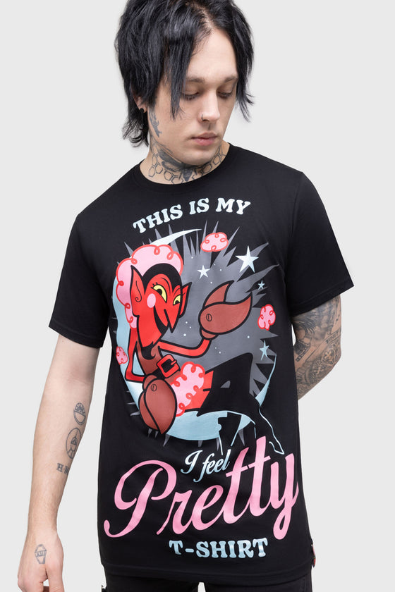 Killstar I Feel Pretty Relaxed Fit Unisex Tee Him Motif Warner Powerpuff Range