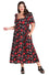 Hell Bunny Kate Heart Dress Maxi Funky Heart and Eye Print -  PRE-ORDER estimated dispatch 15 February 2025