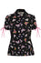 Hell Bunny Kocho Blouse Trippy Butterfly Print - PRE-ORDER estimated dispatch 17 January 2025