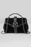 Killstar Lady Arachne Velvet Handbag with Web Embroidery and Spider Buckle