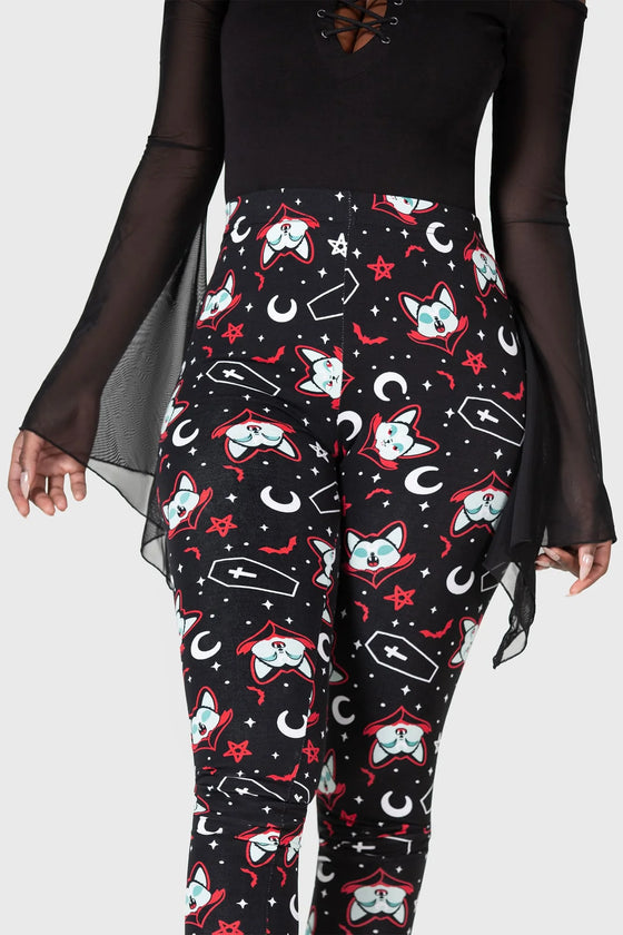 Killstar Lil Vampurr Leggings Vampire Cat Vlad Vampurr III Range