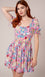 Hell Bunny Loulou Mini Dress Happy Sunny Print Smiley Collab