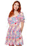 Hell Bunny Loulou Mini Dress Happy Sunny Print Smiley Collab