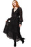 Hell Bunny Rhea Maxi Dress Floaty Black Lace