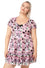 Hell Bunny Robbie Mini Dress Happy Heart Punk Print Smiley Collab