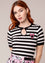 Hell Bunny Robbie Top Knitted with Stripes Smiley Collab