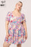 Hell Bunny Loulou Mini Dress Happy Sunny Print Smiley Collab