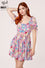 Hell Bunny Loulou Mini Dress Happy Sunny Print Smiley Collab