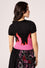 Hell Bunny Dylan Top Knitted with Flame Design Smiley Collab