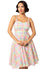 Hell Bunny Suzon Knee Dress Rainbow Gingham Plaid Check - PRE-ORDER estimated dispatch 7 February 2025